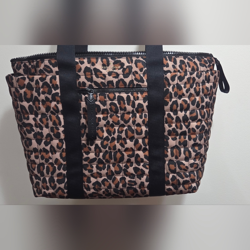 Kate Spade Animal Print Quilted Tote Nwt